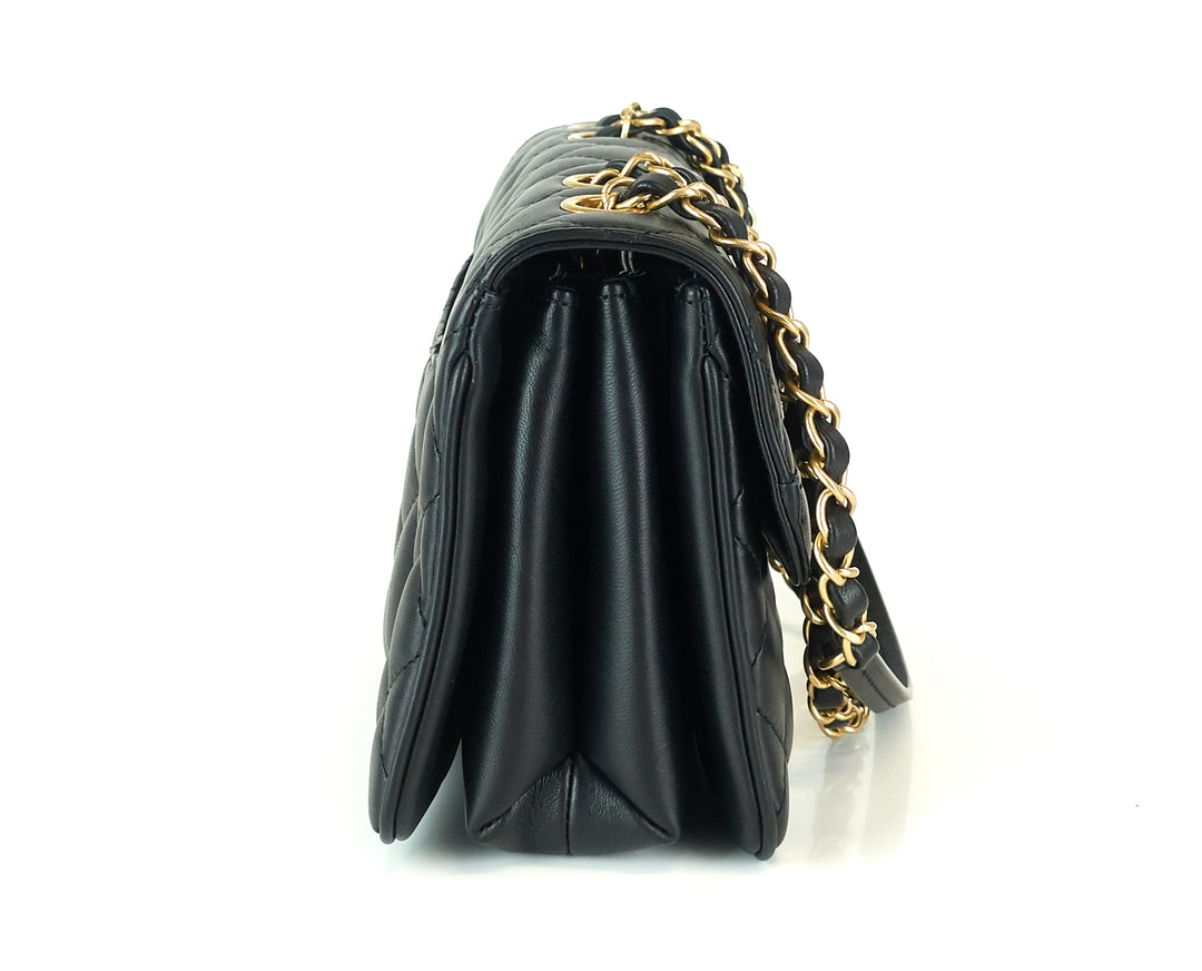 coco leather medium vintage flap bag