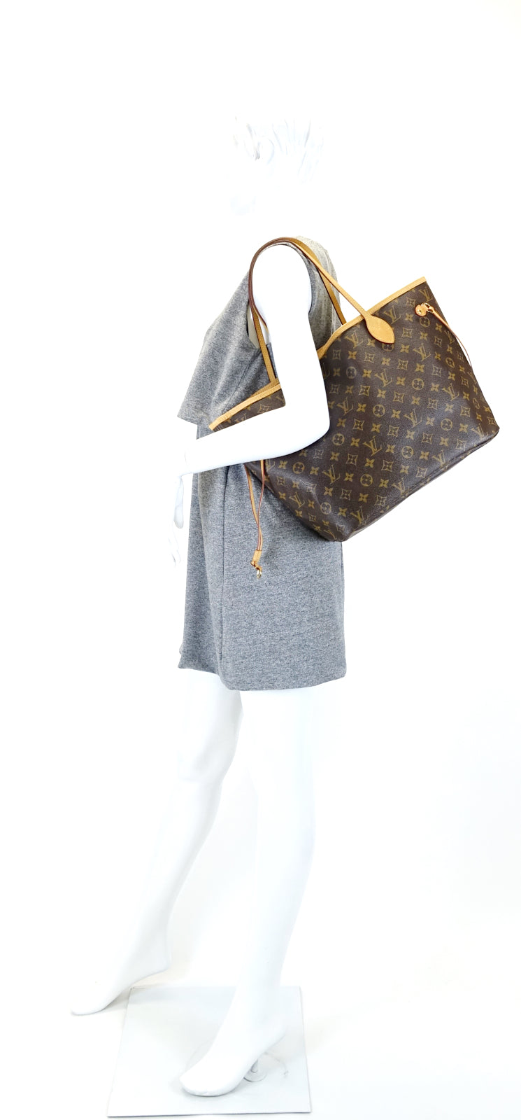 neverfull mm monogram canvas bag