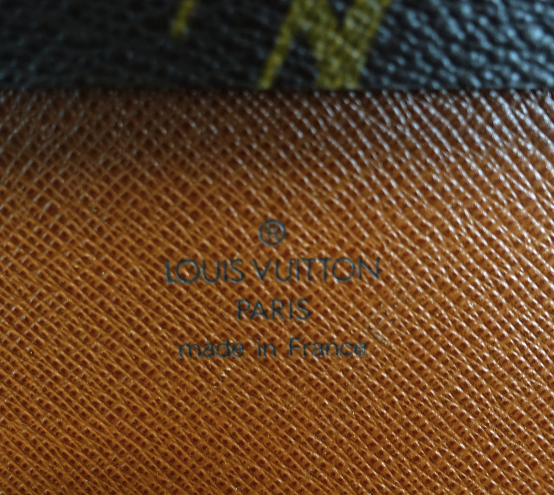 serviette fermoir monogram canvas briefcase bag