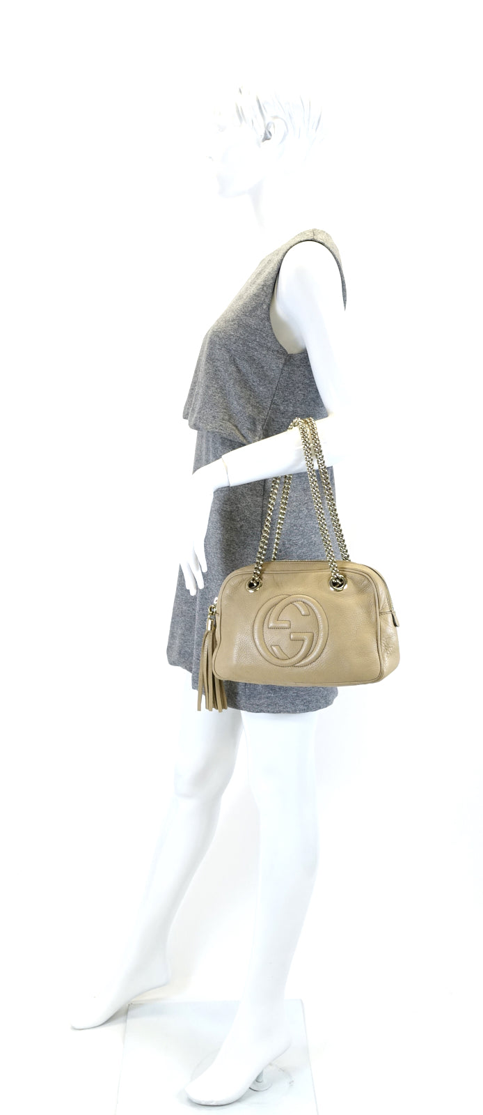 soho calfskin chain shoulder bag