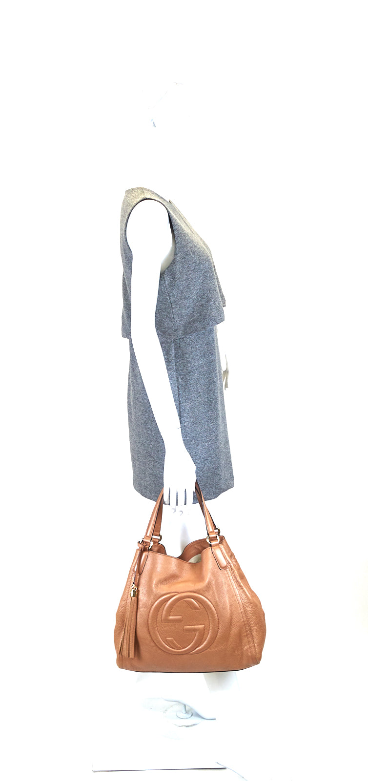 soho calf leather tassel bag