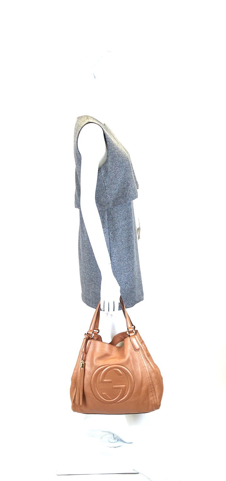 soho calf leather tassel bag
