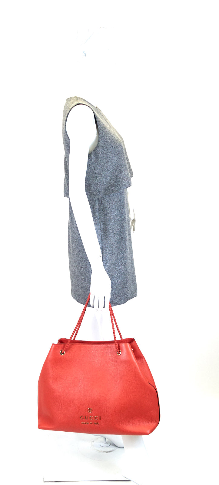 gifford braided handle tote bag