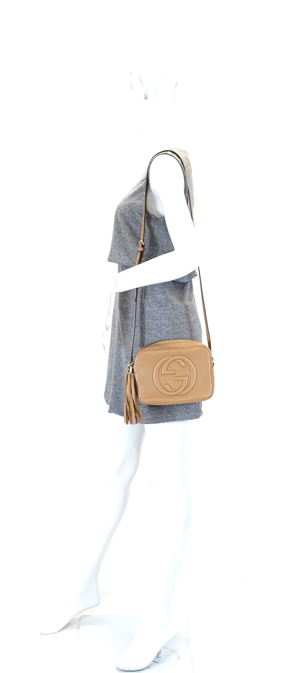 soho disco calf leather crossbody bag