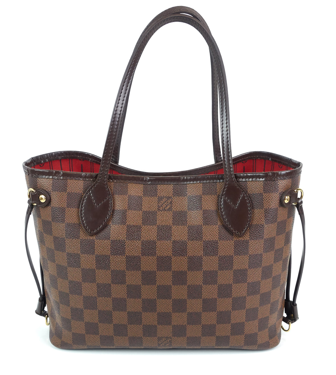 neverfull pm damier ebene canvas bag