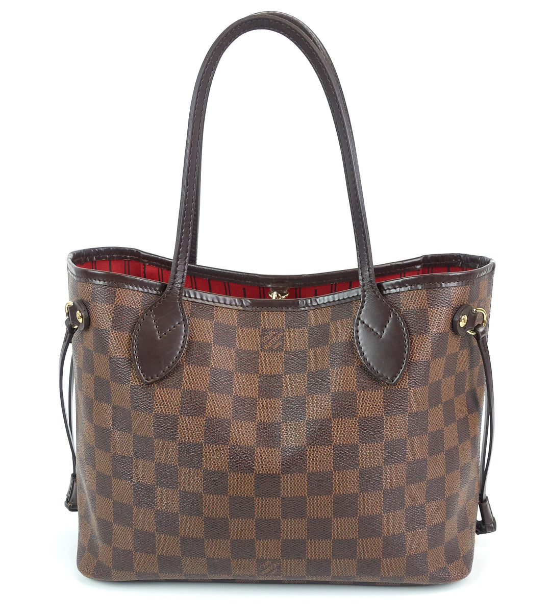 neverfull pm damier ebene canvas bag