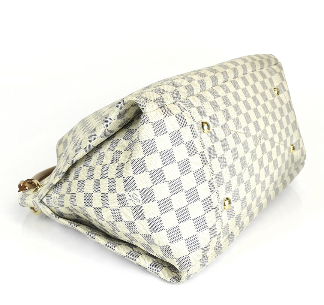 artsy mm damier azur canvas bag