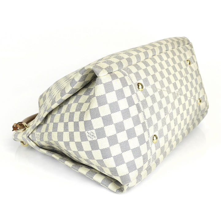 artsy mm damier azur canvas bag