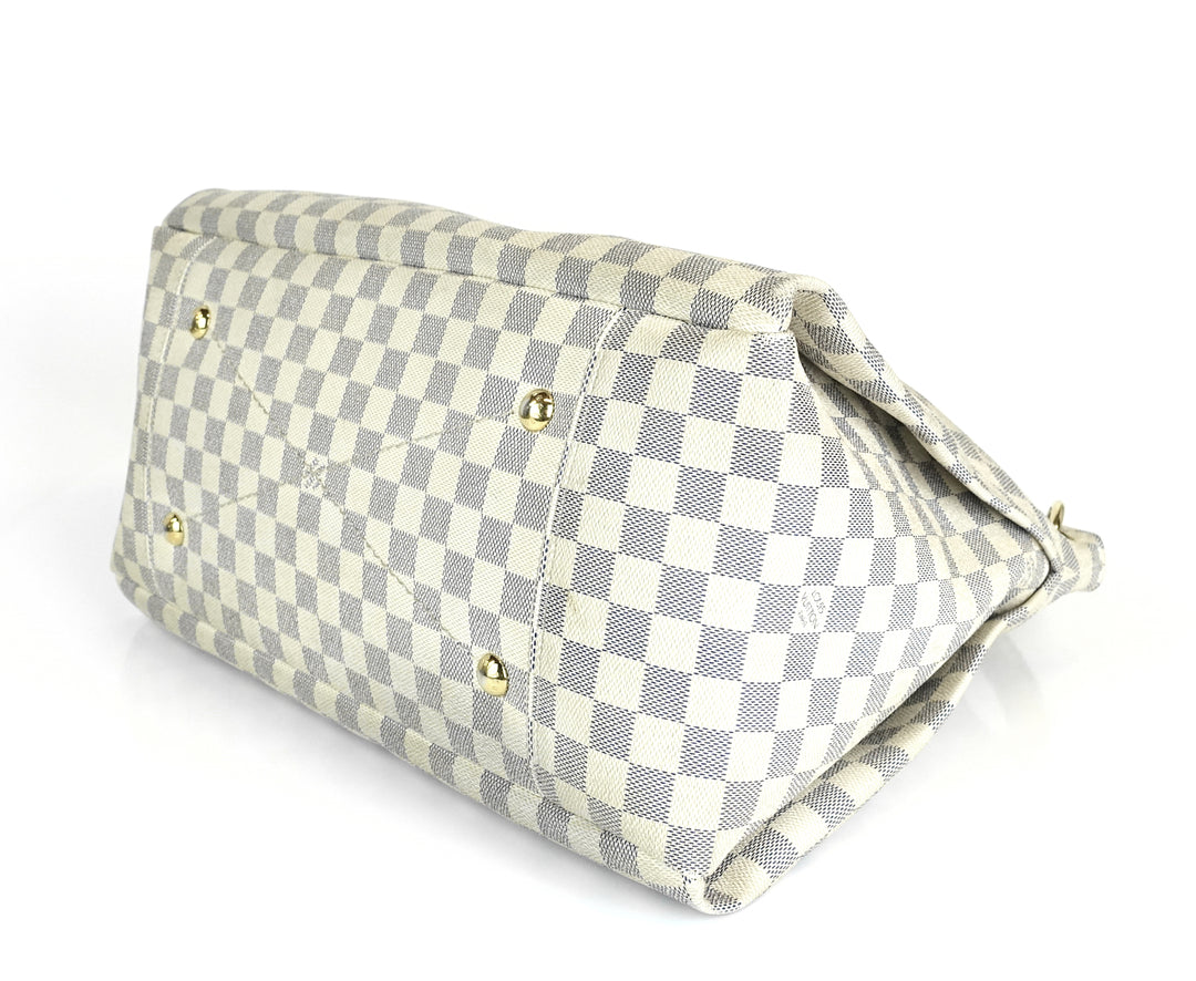 artsy mm damier azur canvas bag