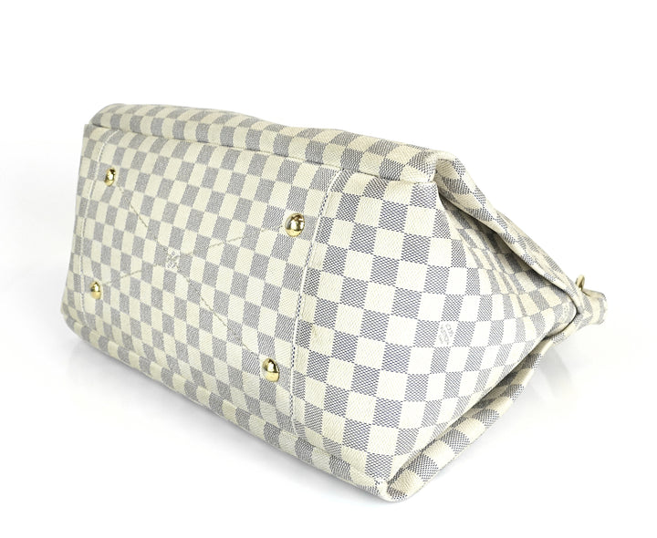 artsy mm damier azur canvas bag