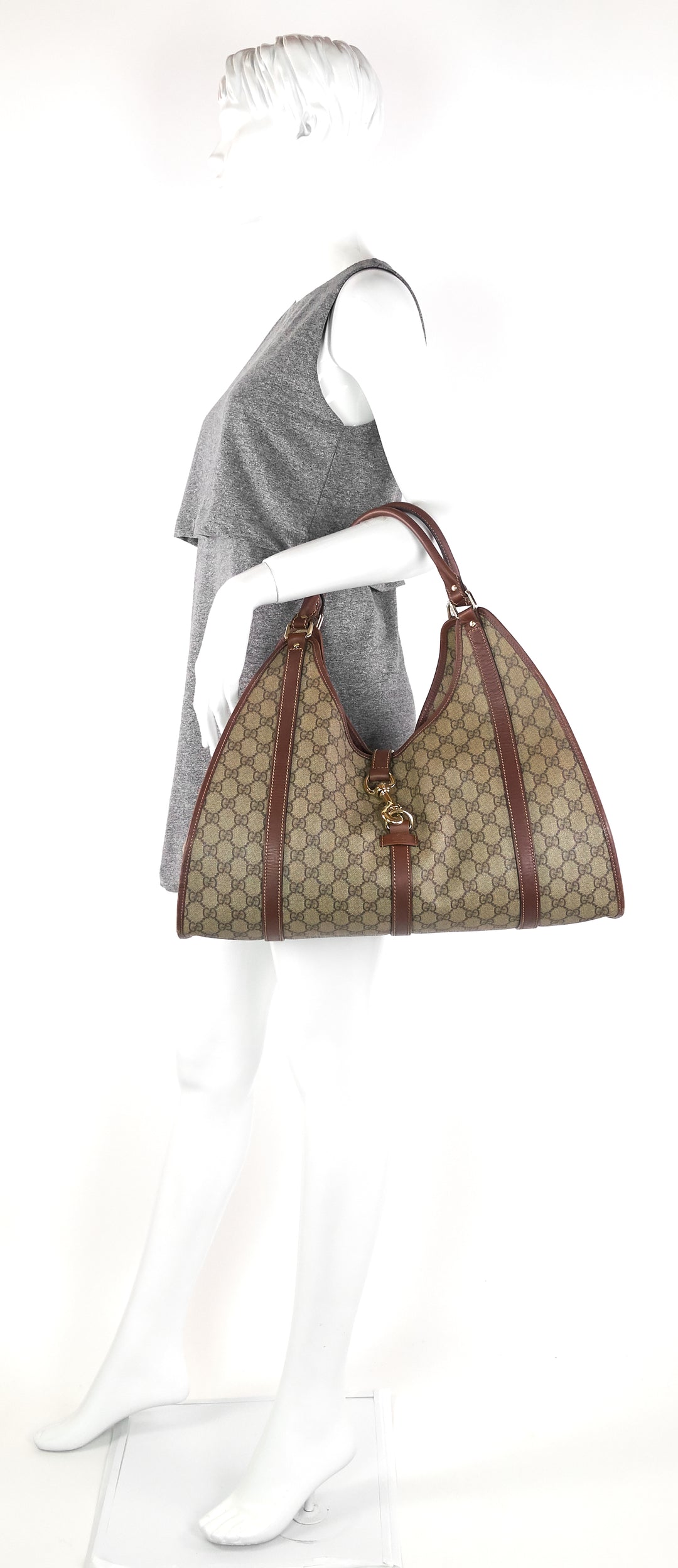 joy large gg coated canvas bag