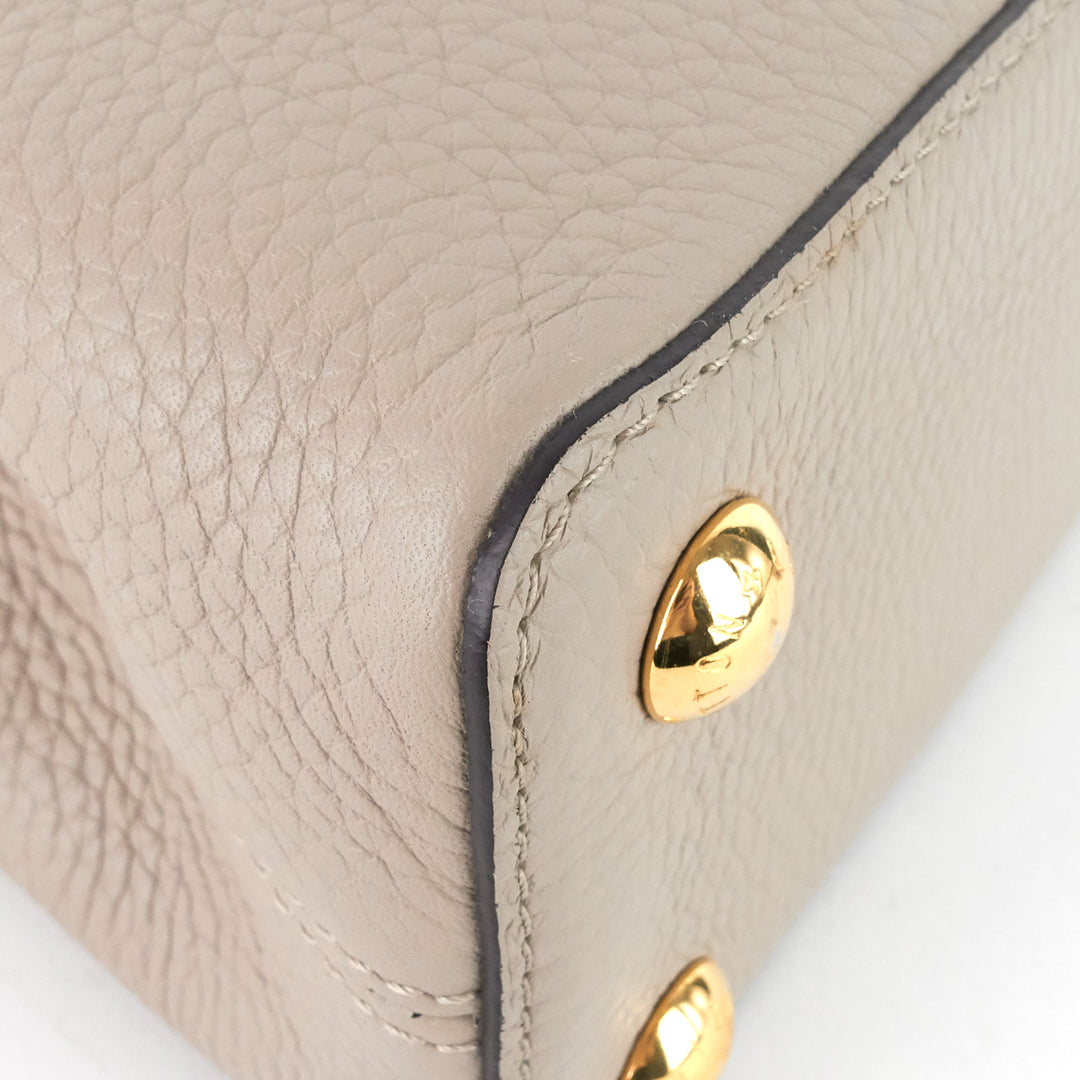 capucines bb taurillon leather bag