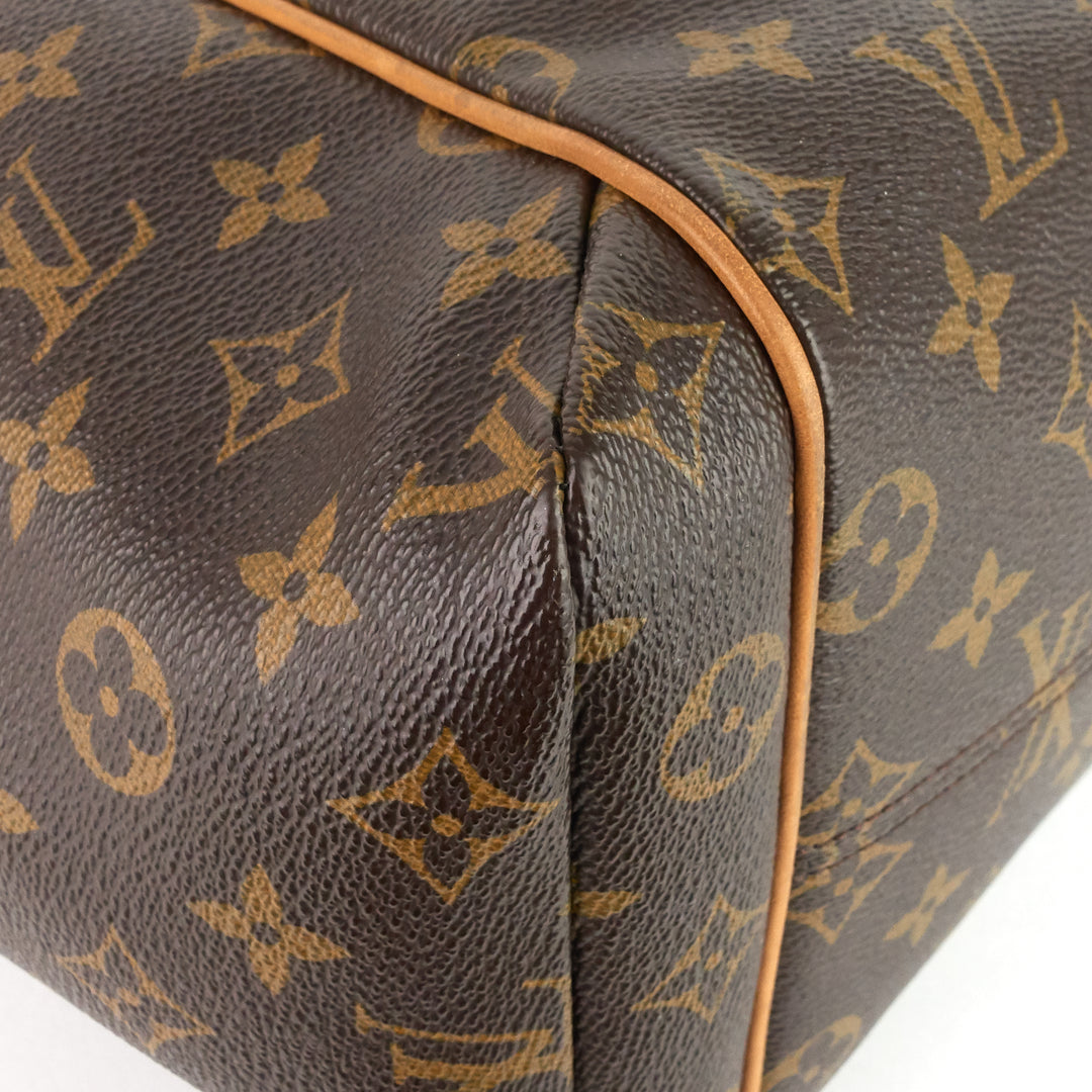 totally mm monogram canvas tote bag