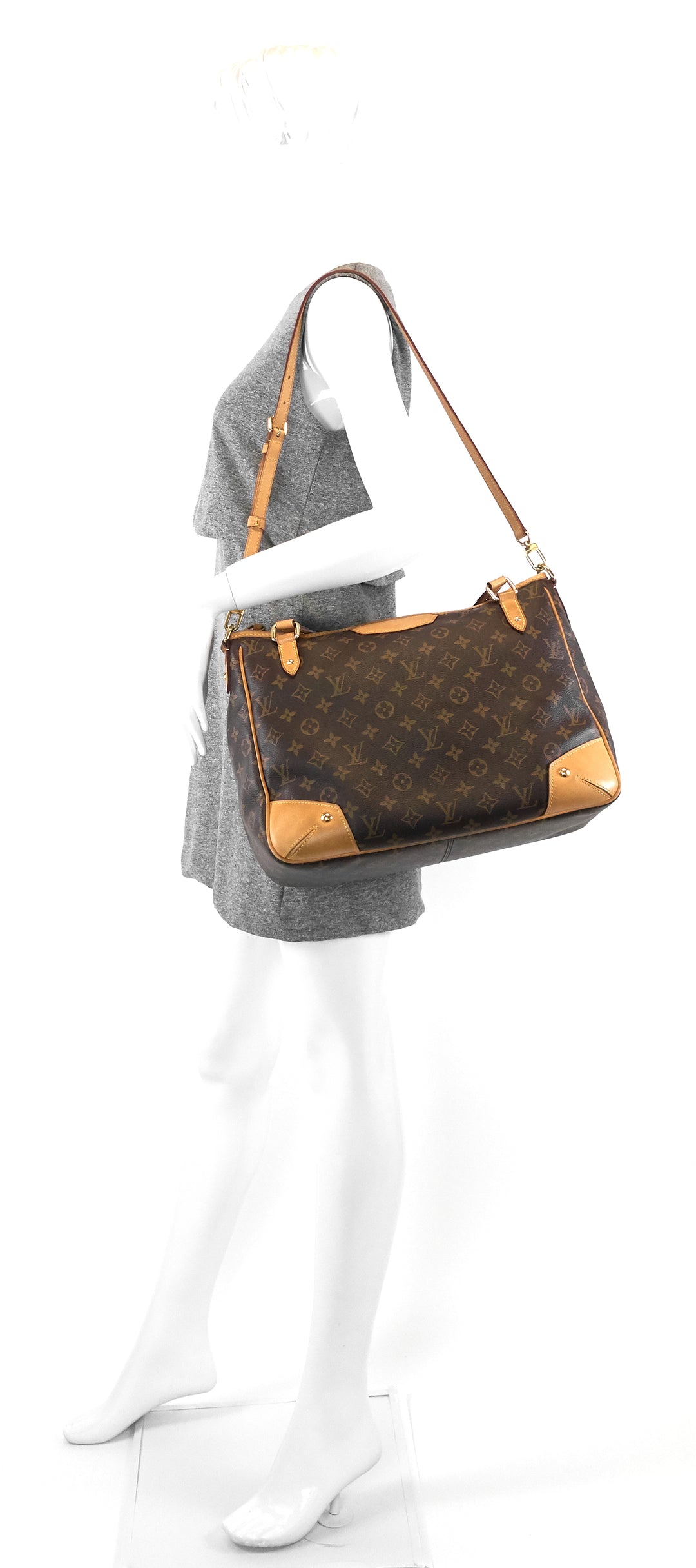 estrela mm monogram canvas bag
