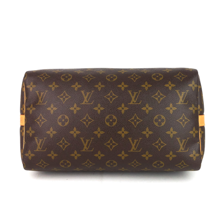 speedy 30 bandouliere monogram canvas bag