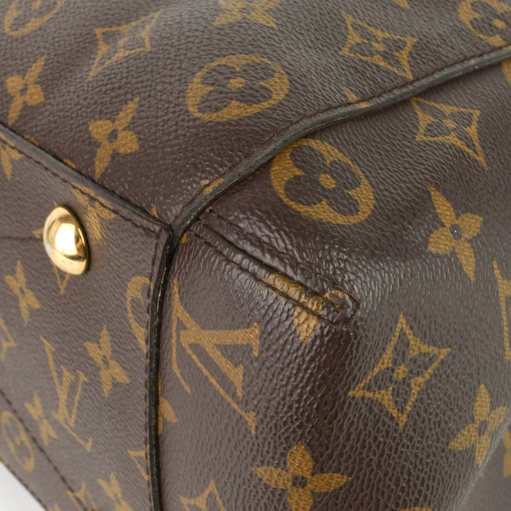 montaigne gm monogram canvas tote bag
