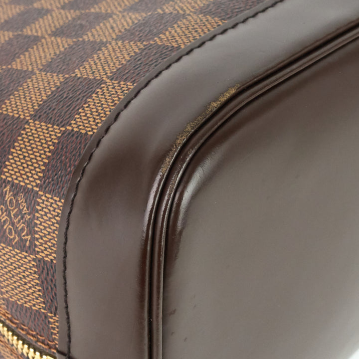 alma pm damier ebene canvas bag