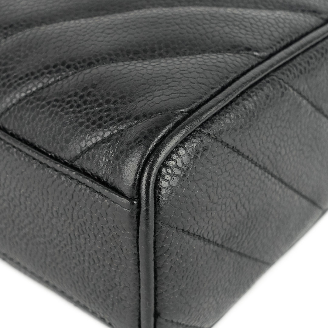 quilted caviar leather cc camera bag