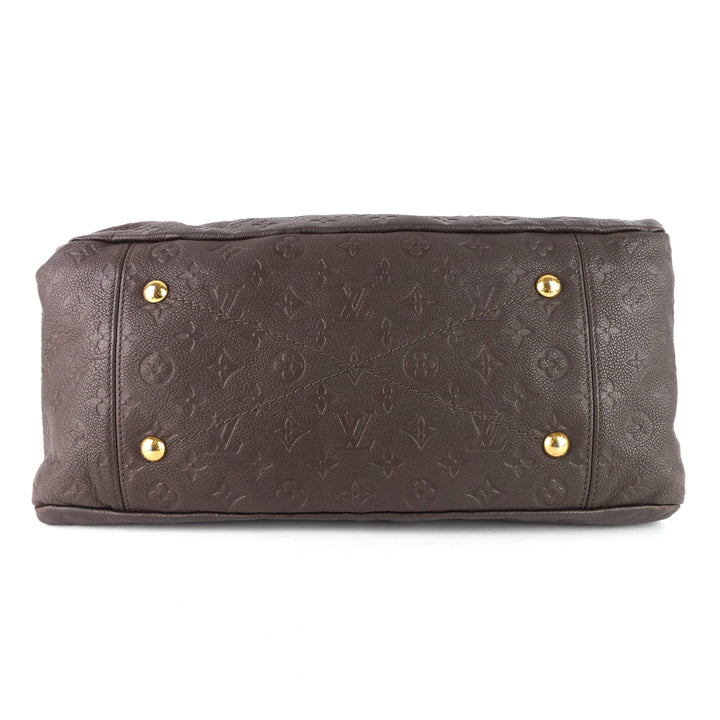 artsy mm monogram empreinte leather bag