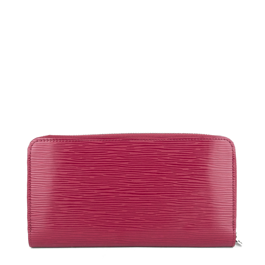 zippy wallet fuchsia epi leather wallet