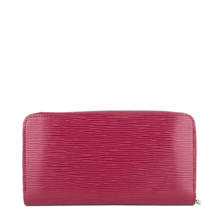 zippy wallet fuchsia epi leather wallet