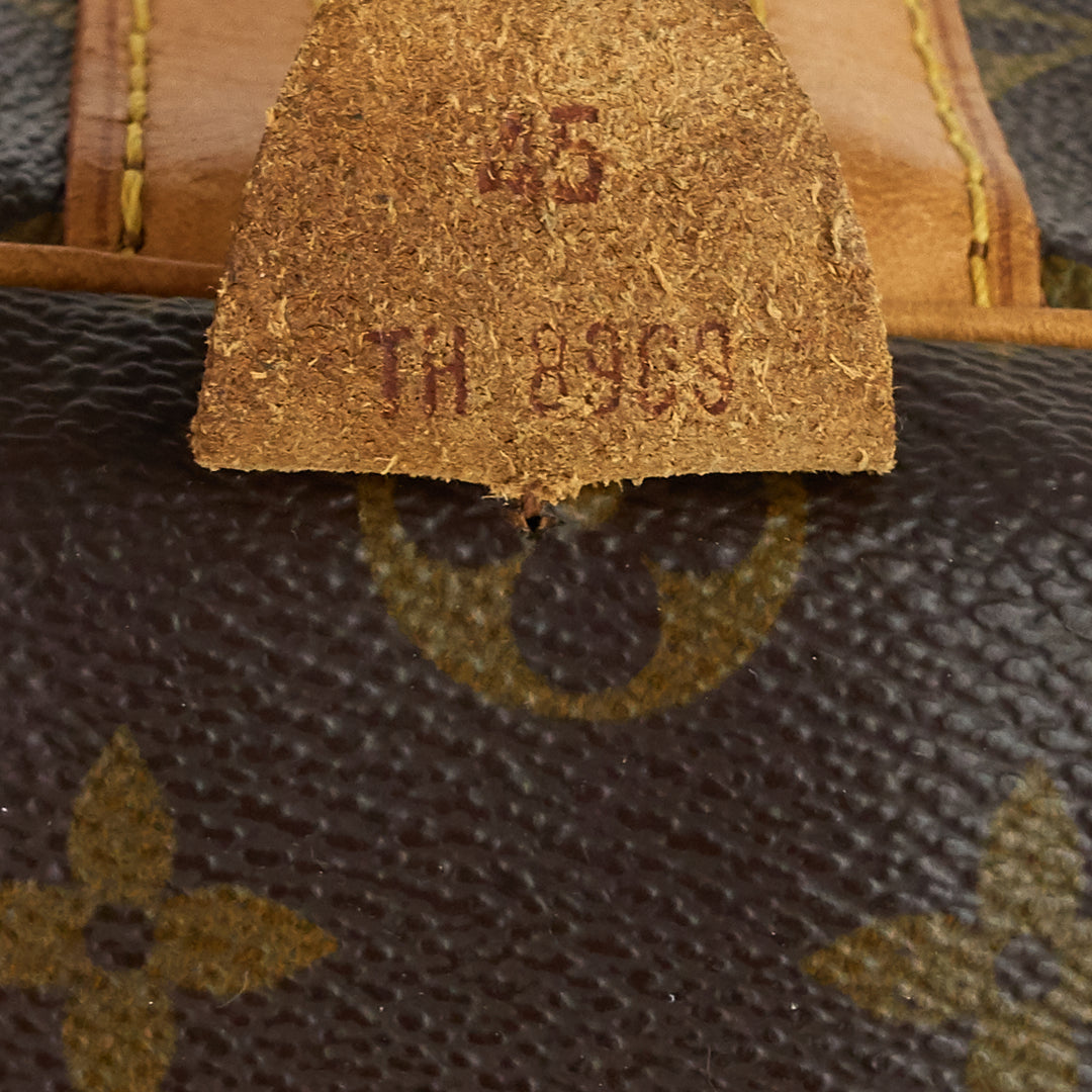 sac souple 45 monogram canvas duffle bag