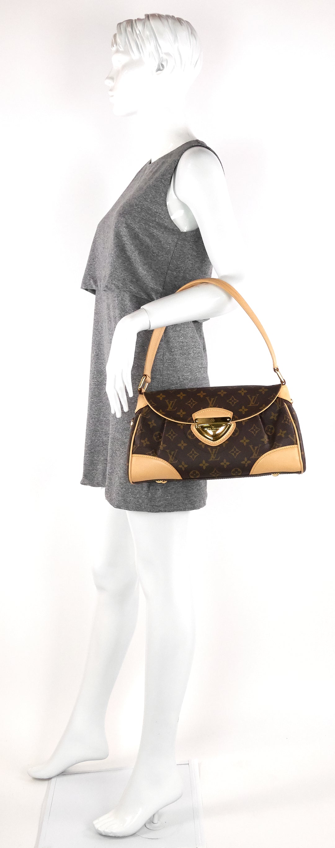 beverly mm monogram canvas bag