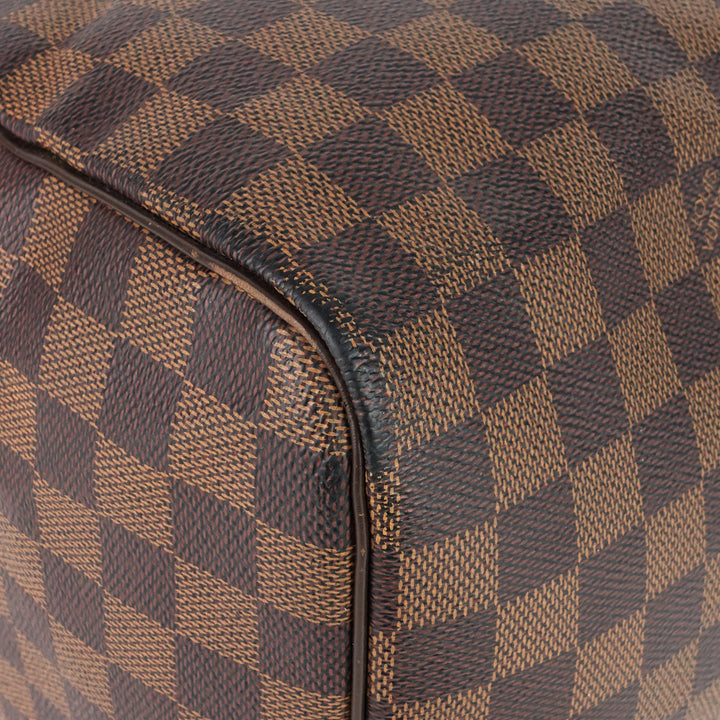 speedy 35 damier ebene canvas bag
