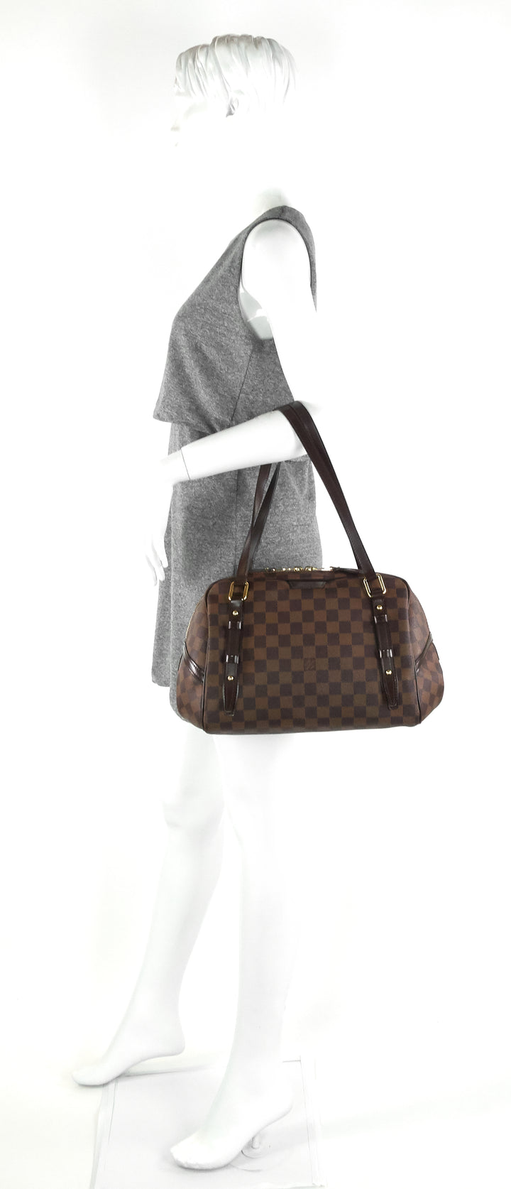 rivington gm damier ebene canvas bag