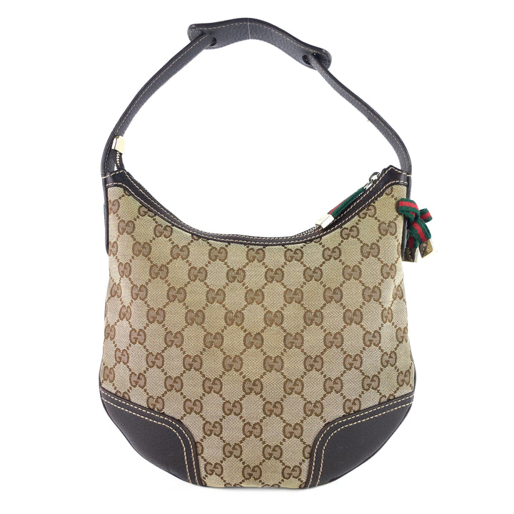 princy small gg canvas hobo bag