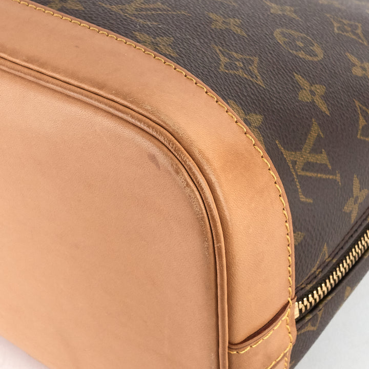 alma mm vintage monogram canvas bag