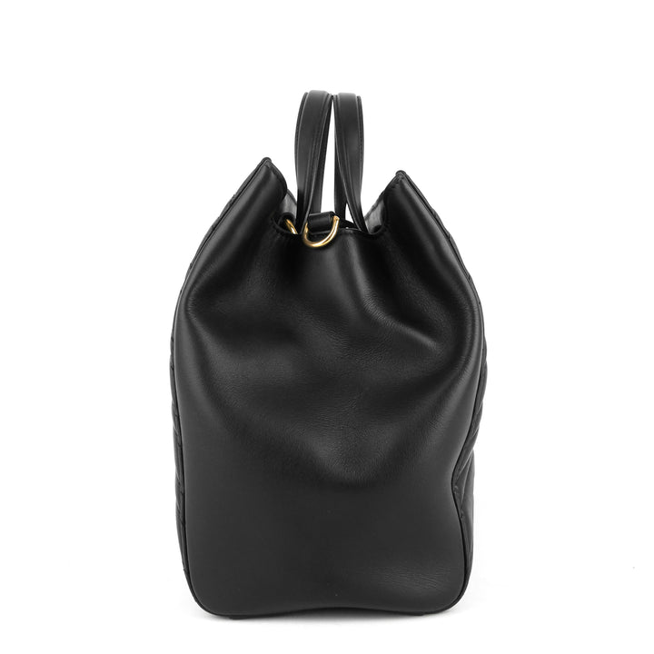 marmont medium matelassé calfskin tote bag