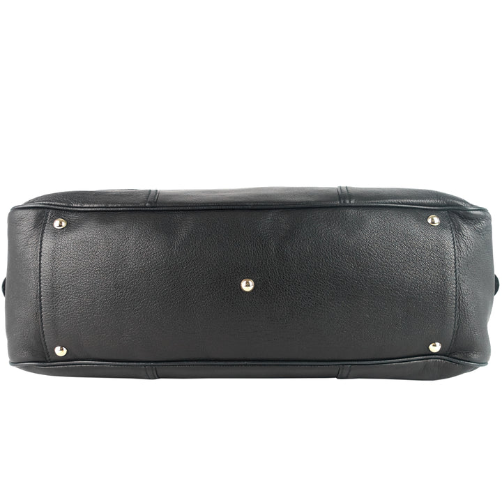 princy boston large leather bag