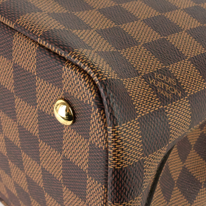 kensington damier ebene canvas tote bag