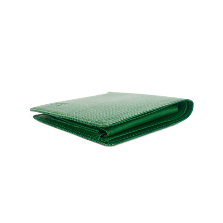 marco green epi leather wallet