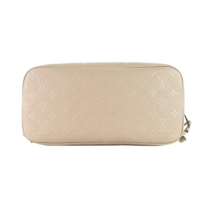 neverfull mm giant monogram empreinte leather tote bag