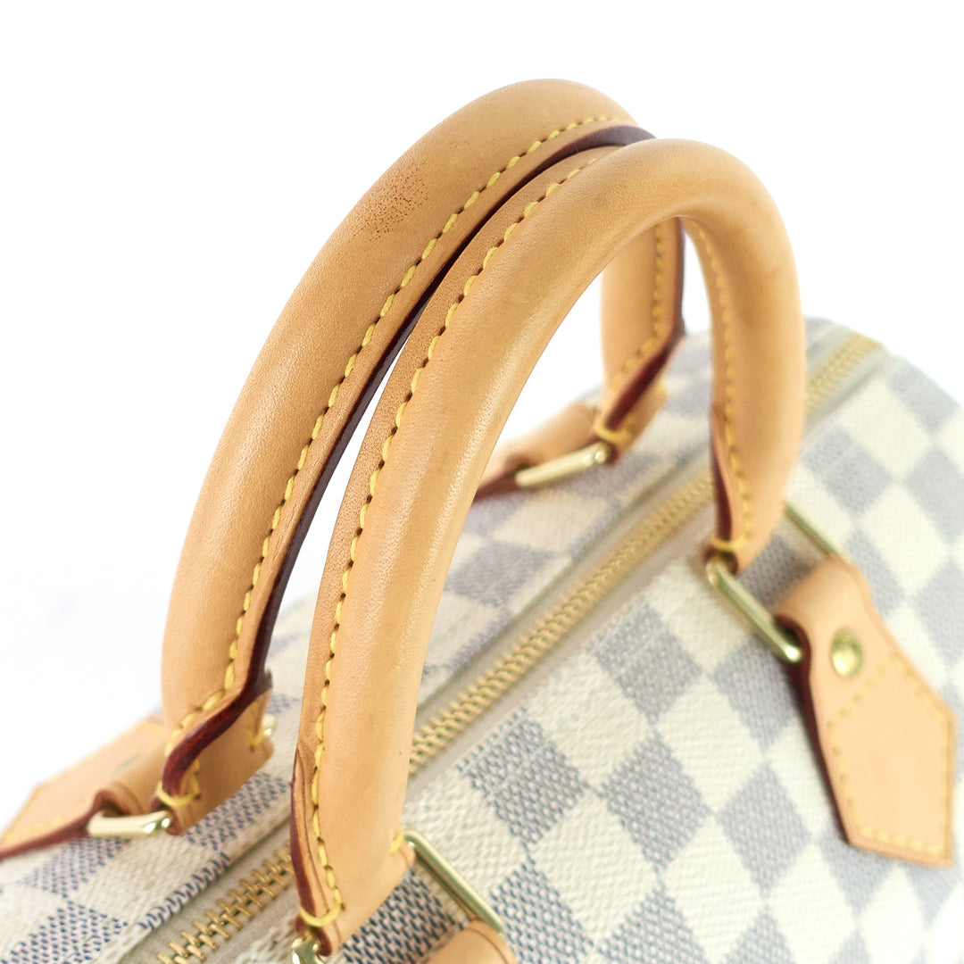 speedy 25 damier azur canvas bag