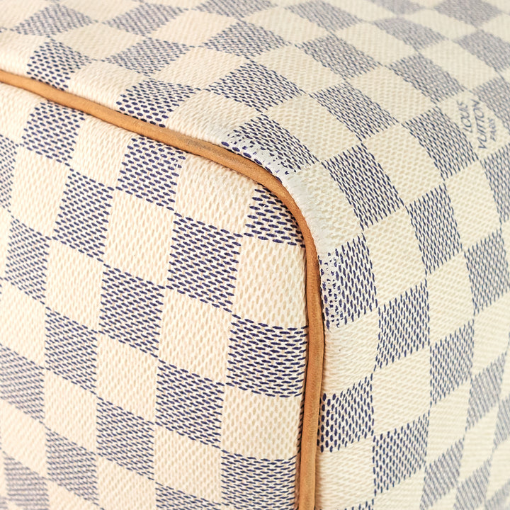 speedy 30 damier azur canvas handbag