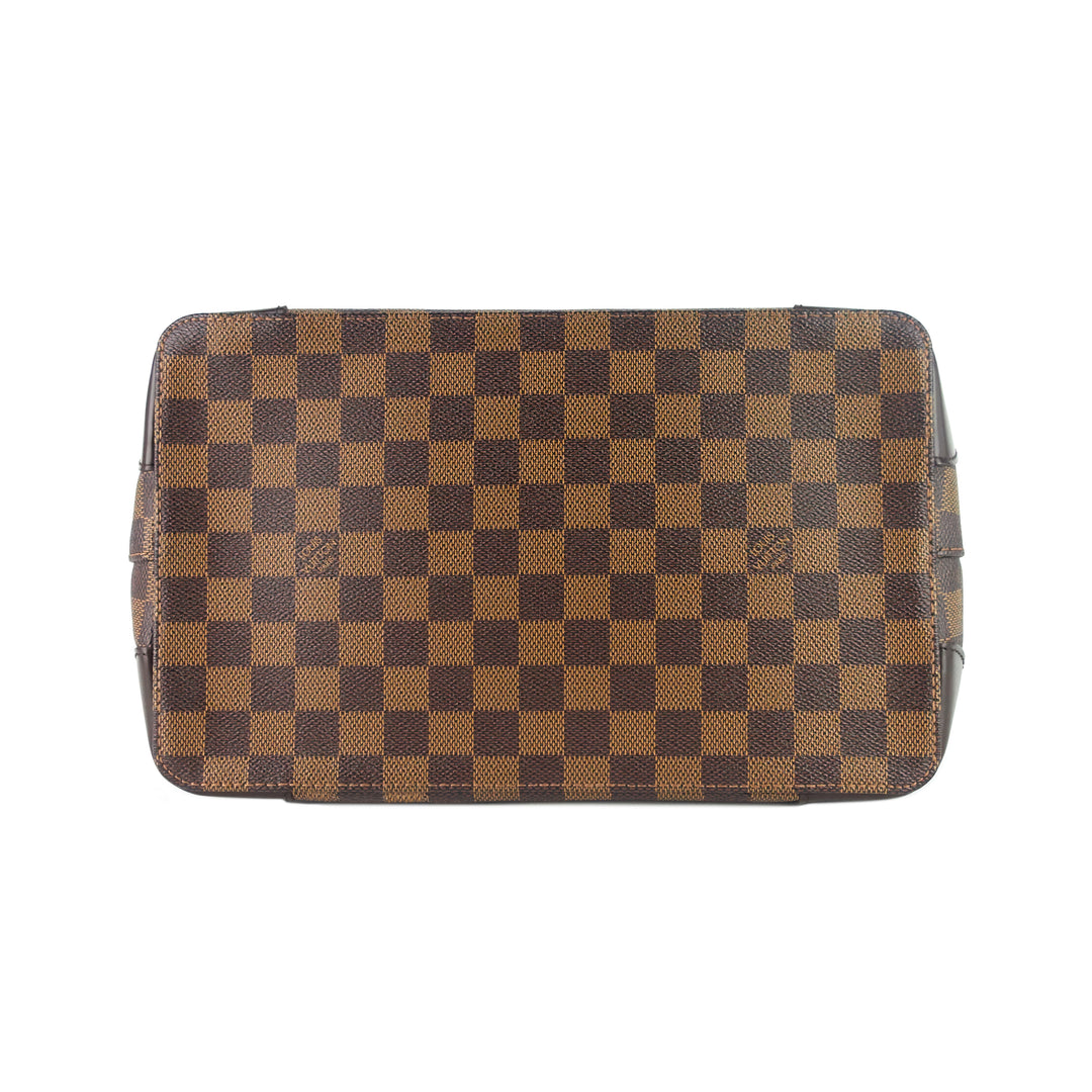 hampstead pm damier ebene canvas bag