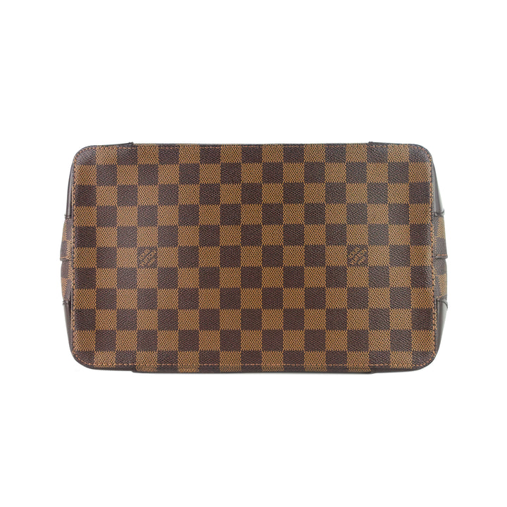 hampstead pm damier ebene canvas bag