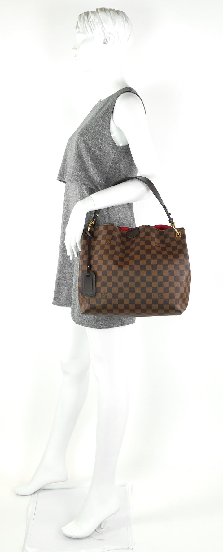 graceful pm damier ebene canvas bag