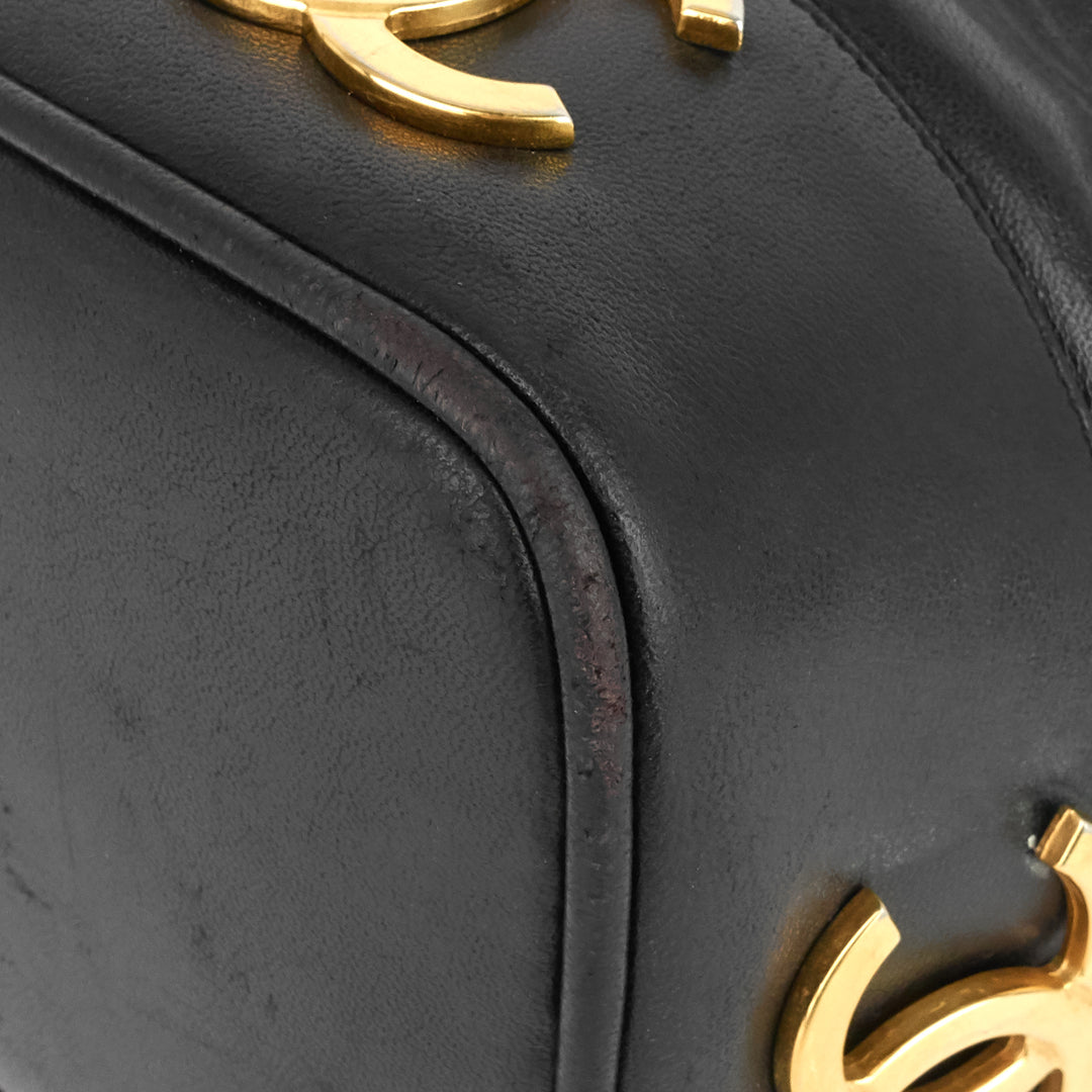 lambskin cc bucket bag