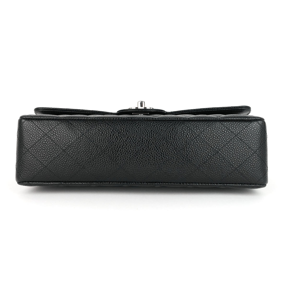 classic double flap medium caviar shoulder bag
