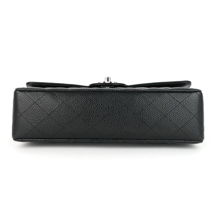 classic double flap medium caviar shoulder bag