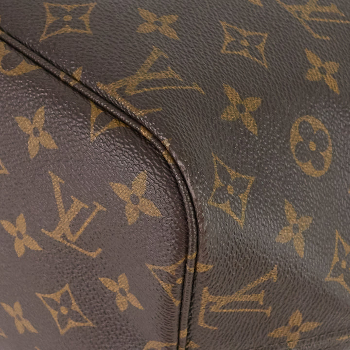 neverfull mm monogram canvas tote bag