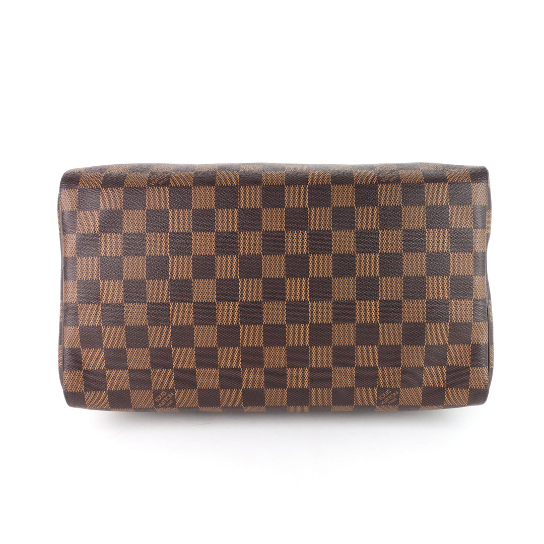 speedy 30 damier ebene canvas bag