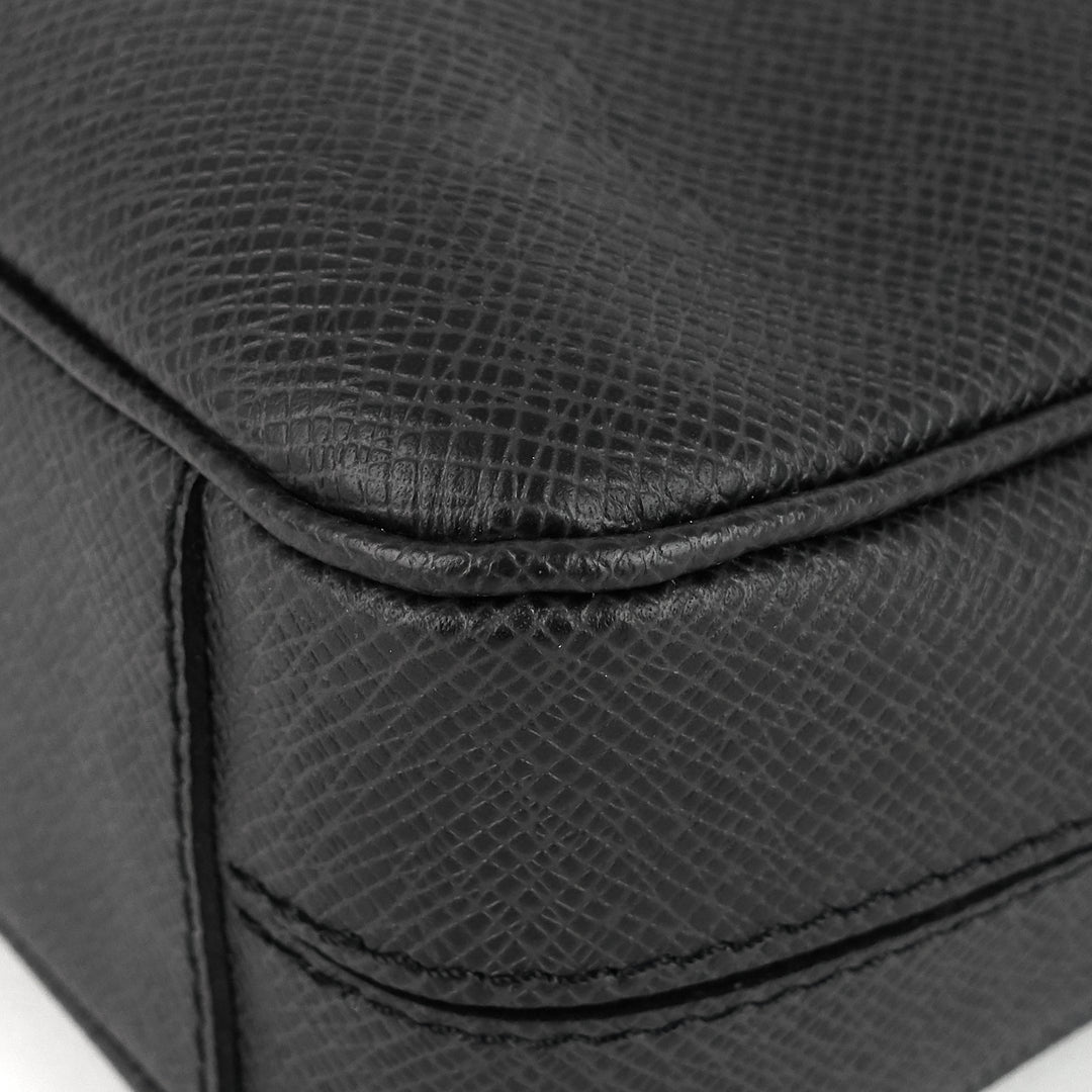 porte-documents voyage pm taiga leather briefcase bag