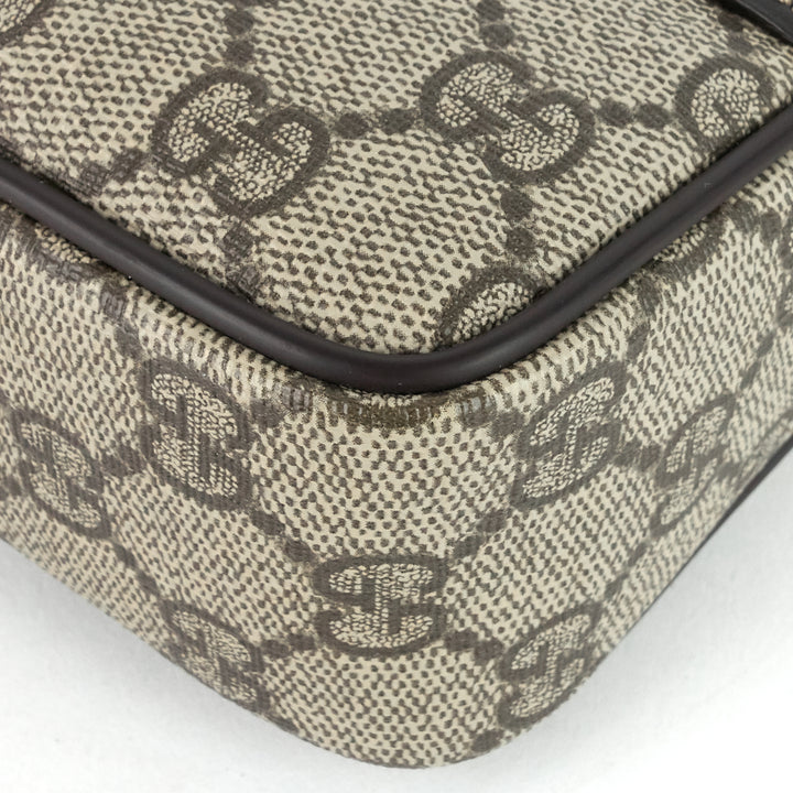front zip gg supreme canvas camera bag