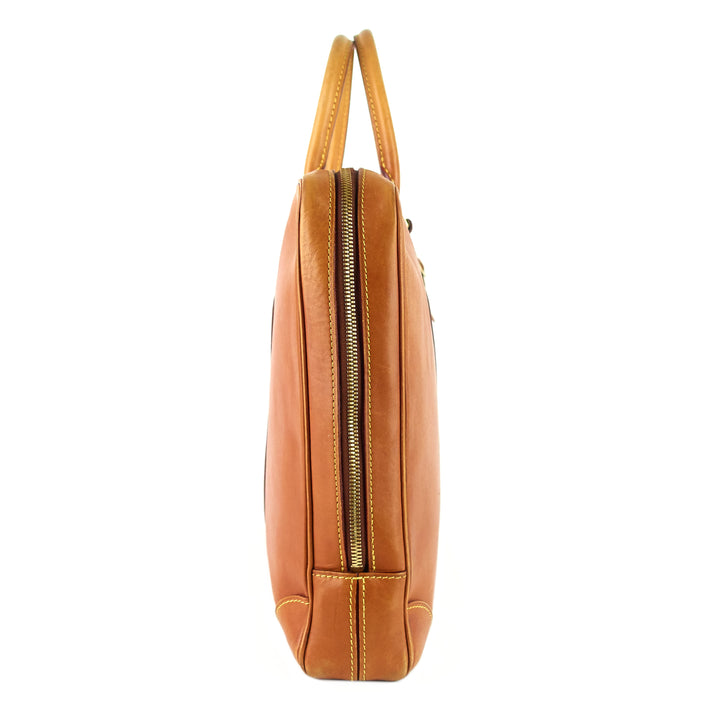 porte-documents voyage pm nomade leather briefcase bag