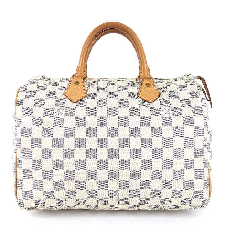 speedy 30 damier azur canvas bag